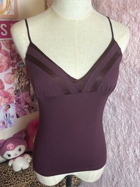 Y2K Bebe purple cami top made in USA